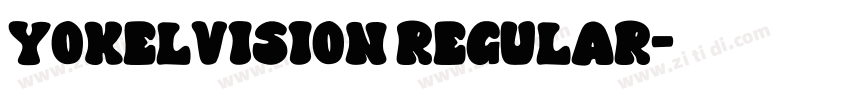 Yokelvision Regular字体转换